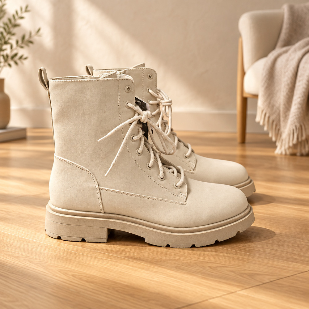NWOB No Boundaries Women's lug sole Boots Size 10W